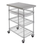  Stainless-Steel Utility Cart NSF, 30 W x 20 D x 36 H - N/A