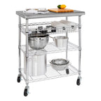 Stainless-Steel Utility Cart NSF, 30 W x 20 D x 36 H - N/A