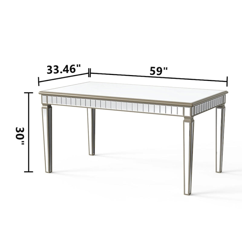Contemporary Rectangular Dining Table