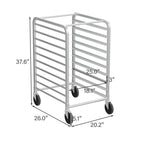 10-Tier / 20-Tier Bakery Rack Stainless Steel Bun Pan Sheet Rack
