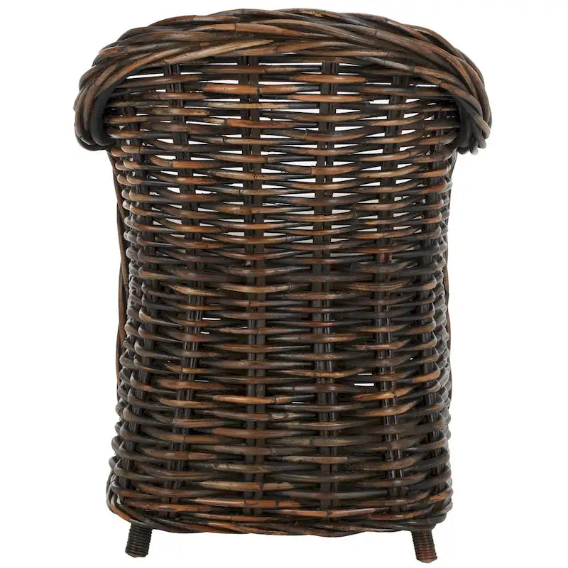 SAFAVIEH Styliani Natural Rattan Club Chair - 27.5 x 27.5 x 35.5 - 28Wx28Dx36H