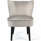 Set of 2 Armless Upholstered Leisure Accent Chair