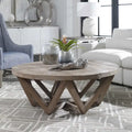Uttermost Kendry 48 Diameter Java Wood Coffee Table