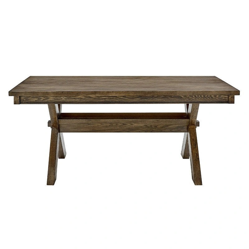 Chester Rustic Farmhouse Dining Table - N/A