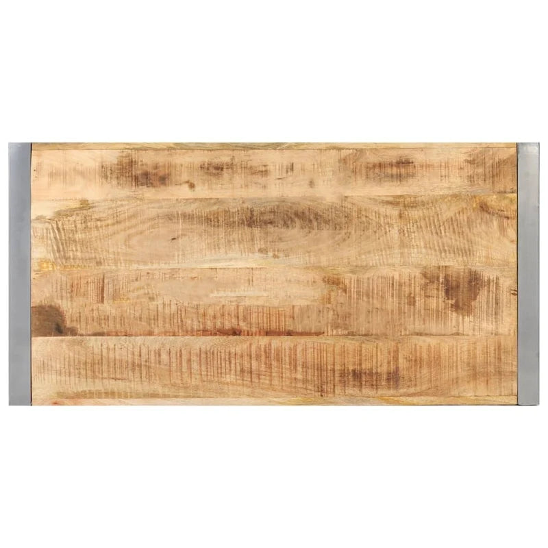 vidaXL Coffee Table 47.2x23.6x15.7 Rough Mango Wood