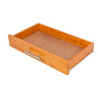 Moveable Kitchen Cart with Stainless Steel Table Top & One Drawer & One Cabinet Sapele - (28.74 x 18.90 x 35.04)