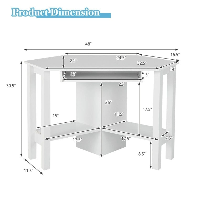TV Stand - 3-Piece Modular - For TVs up to 65"