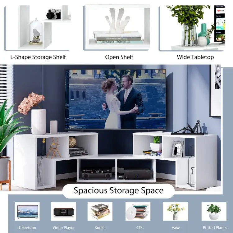 TV Stand - 3-Piece Modular - For TVs up to 65"