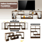 TV Stand - 3-Piece Modular - For TVs up to 65"