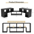TV Stand - 3-Piece Modular - For TVs up to 65"