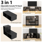 TV Stand - 3-Piece Modular - For TVs up to 65"