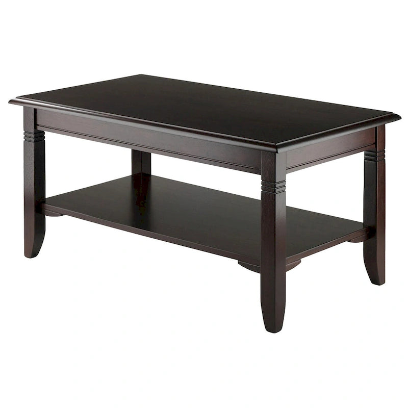 Nolan Coffee Table, Cappuccino - 37W x 21D x 18H