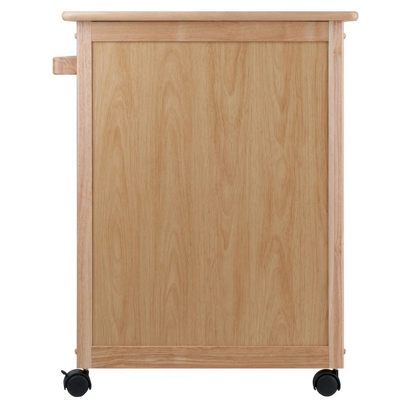 Hackett Kitchen Cart, Natural - 26.9 x 18.2 x 34.3 inches