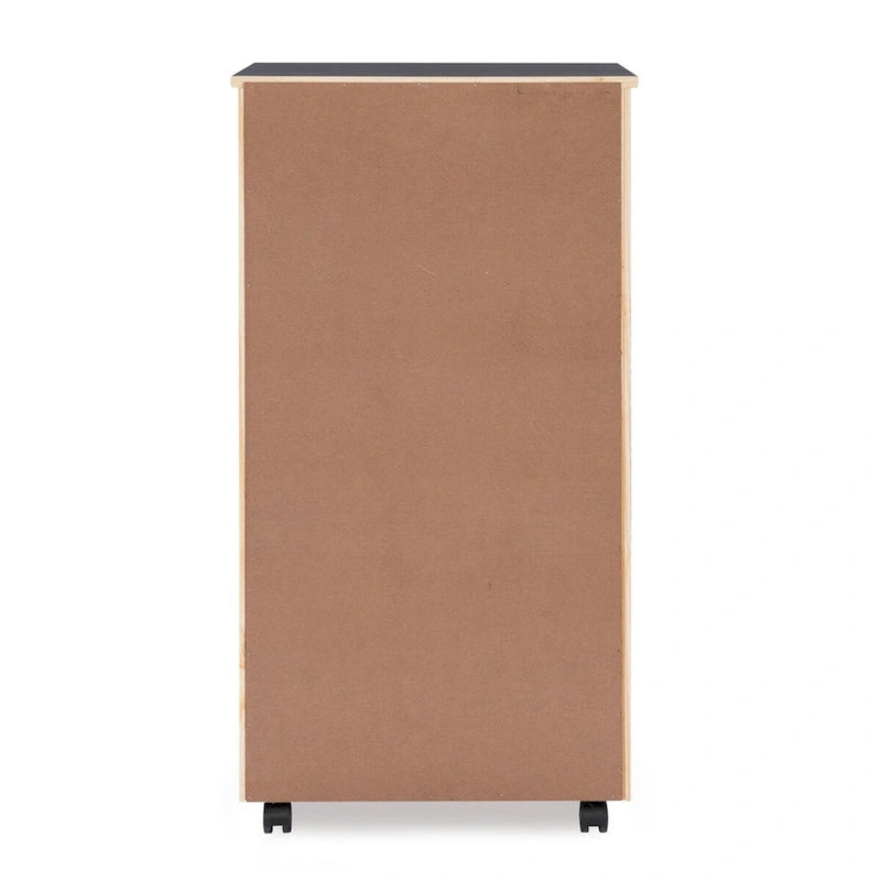 40 Gray Rolling Storage Cabinet with 8 Drawer