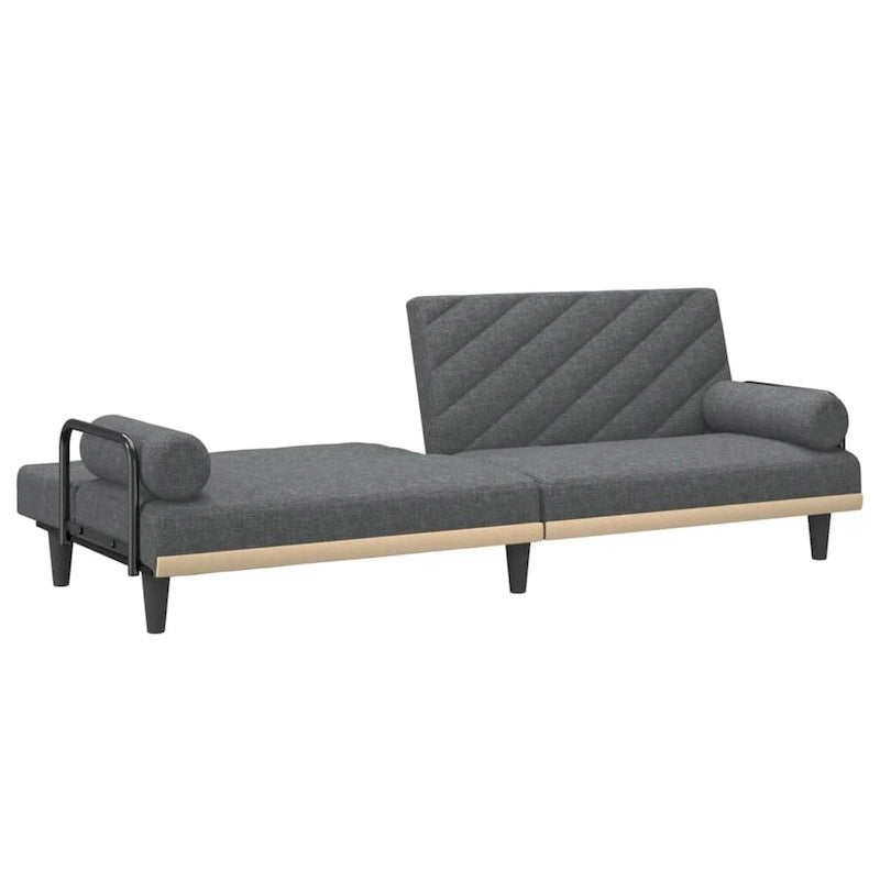 vidaXL Sleeper Sofa with Armrests Sofa Couch Recliner Chair Loveseat Fabric - 80.7 x 35 x 27.6
