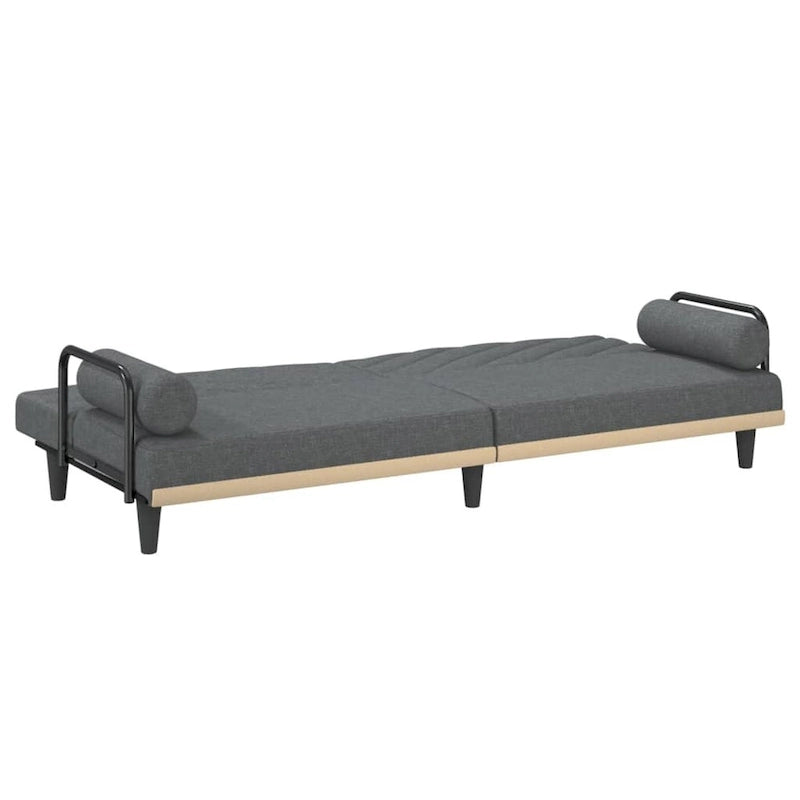 vidaXL Sleeper Sofa with Armrests Sofa Couch Recliner Chair Loveseat Fabric - 80.7 x 35 x 27.6
