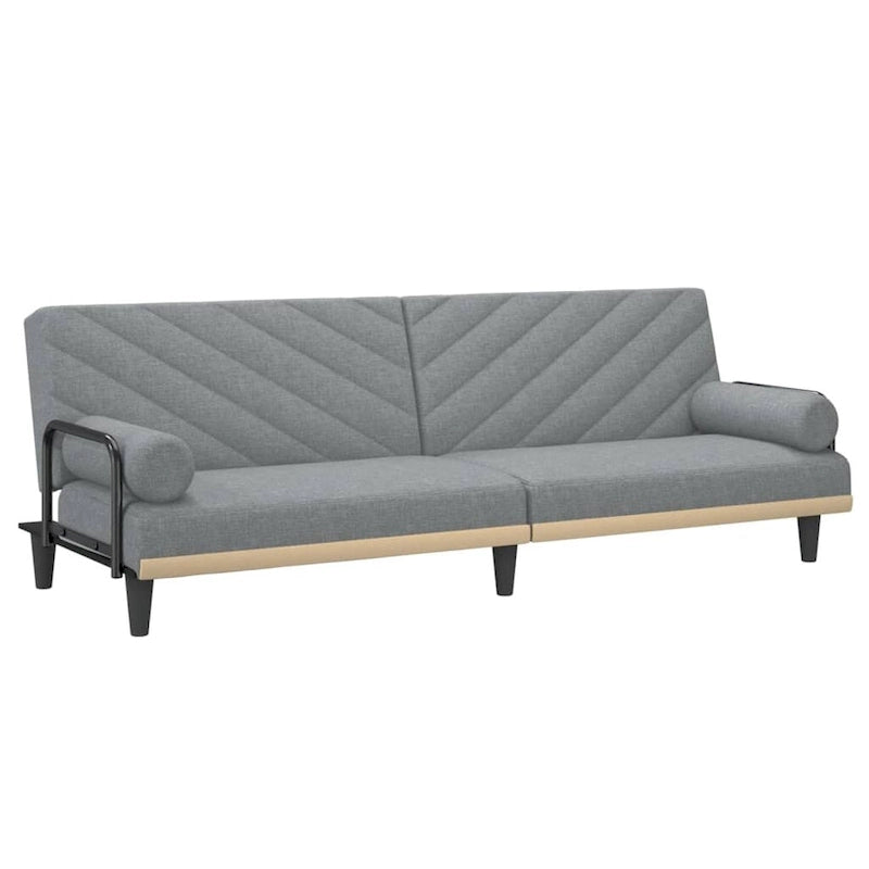 vidaXL Sleeper Sofa with Armrests Sofa Couch Recliner Chair Loveseat Fabric - 80.7 x 35 x 27.6