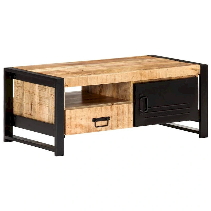 vidaXL Coffee Table Living Room End Table Accent Side Sofa Table Solid Wood