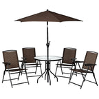 4PCS Adjustable Folding Fabric Chair Powder Coated Steel Tube - 21 x 27 x 35.5