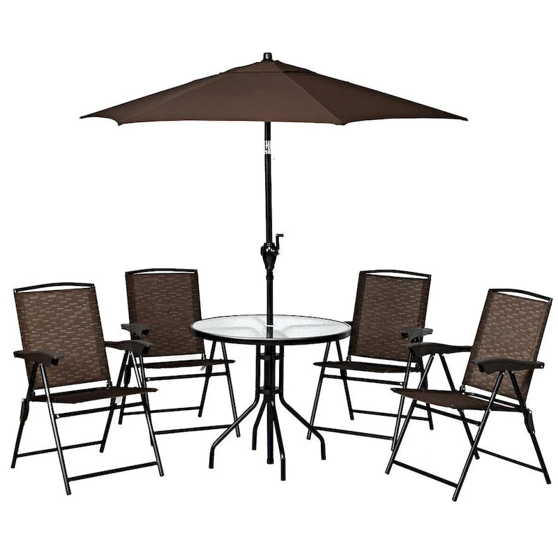 4PCS Adjustable Folding Fabric Chair Powder Coated Steel Tube - 21 x 27 x 35.5