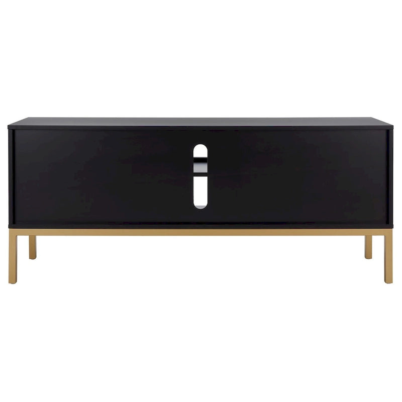 SAFAVIEH Cristen 1 Shelf Rattan Media Stand - 54 W x 15 D x 22 H - 54Wx15Dx22H