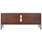 SAFAVIEH Cristen 1 Shelf Rattan Media Stand - 54 W x 15 D x 22 H - 54Wx15Dx22H