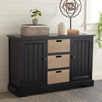 SAFAVIEH Cilla 2-Drawer And 3 Removable Baskets - 39.8 W x 12.5 L x 29.5 H - 41Wx13Dx26H