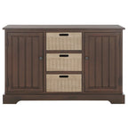 SAFAVIEH Cilla 2-Drawer And 3 Removable Baskets - 39.8 W x 12.5 L x 29.5 H - 41Wx13Dx26H