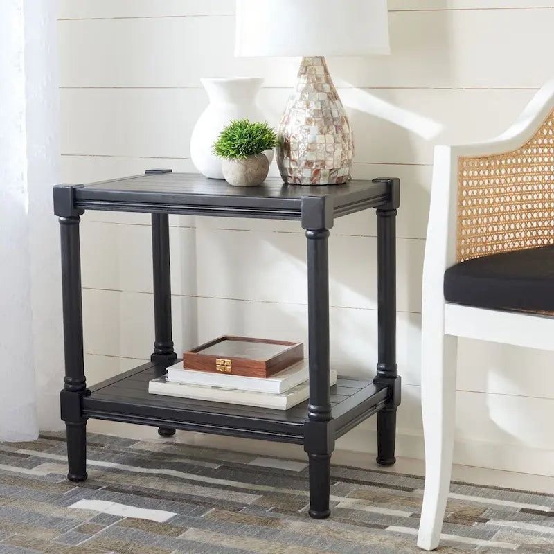SAFAVIEH Metije Rectangle Accent Table - 22 W x 15.8 L x 22.8 H - 22Wx16Dx23H