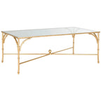 SAFAVIEH Telke Gold Coffee Table - 50 x 26 x 18 - 50Wx26Dx18H