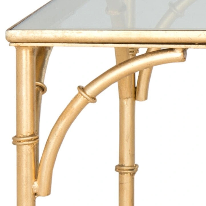 SAFAVIEH Telke Gold Coffee Table - 50 x 26 x 18 - 50Wx26Dx18H