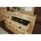 Simply Solid Emilian Solid Wood 4-Piece King Bedroom Collection
