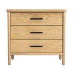 Lennon 3 Drawer Rounded Leg Wood Dresser