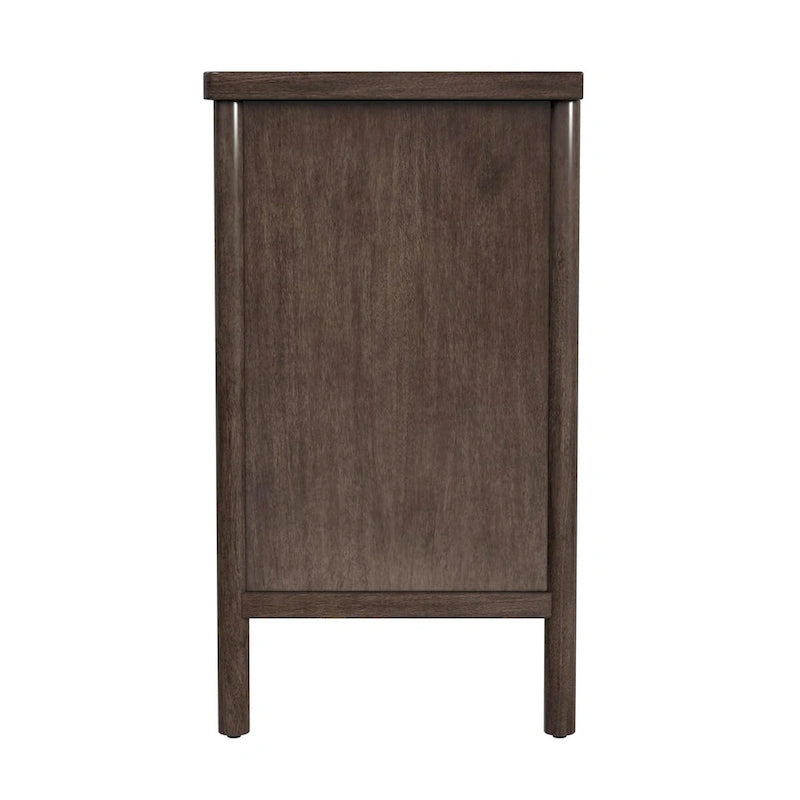 Lennon 3 Drawer Rounded Leg Wood Dresser