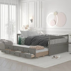 Daybed with Trundle and Drawers