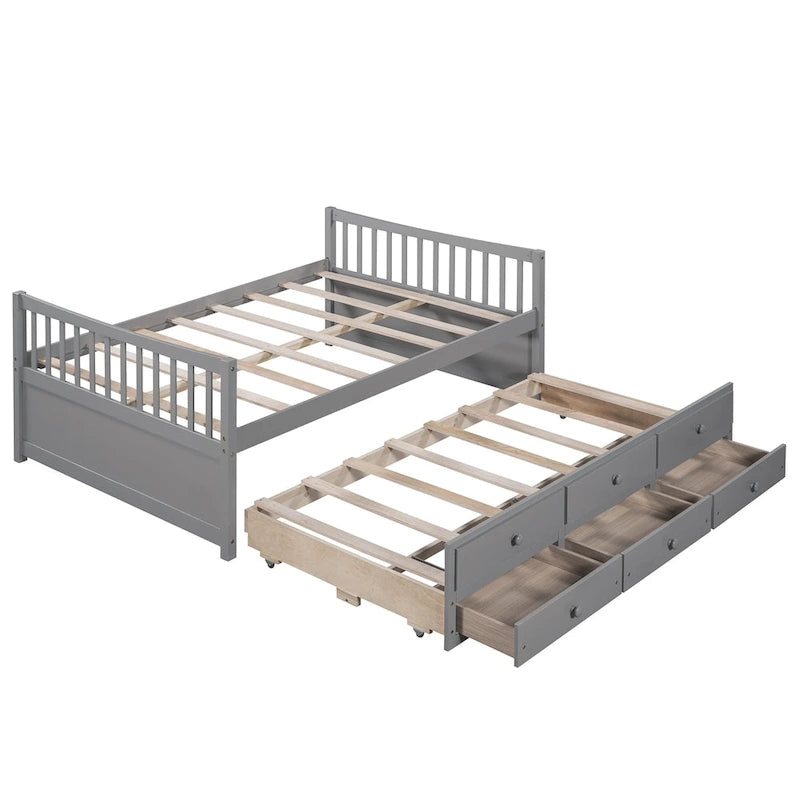 Daybed with Trundle and Drawers
