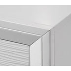 Sim 5 Piece White Panel Bedroom Set