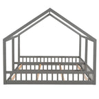 Twin Size House Platform Beds, Two Shared Beds