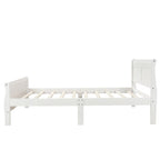 Oaks Aura Wood Platform Bed Twin Bed Frame Mattress Foundation Sleigh Bed with Headboard/Footboard/Wood Slat Support