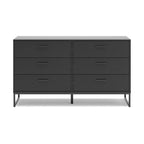Signature Design by Ashley Socalle Black Panel Headboard with Dresser and Nightstand