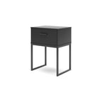 Signature Design by Ashley Socalle Black Panel Headboard with Dresser and Nightstand