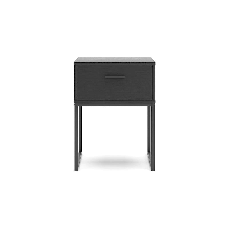 Signature Design by Ashley Socalle Black Panel Headboard with Dresser and Nightstand