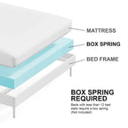 Panel Bed with Gold Accent Trim - Espresso - Queen/King