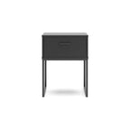 Signature Design by Ashley Socalle Black Panel Headboard with 2 Nightstands