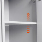 Kitchen Island with Trash Can Storage Cabinet by