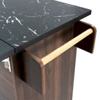 Kitchen Island with Trash Can Storage Cabinet by
