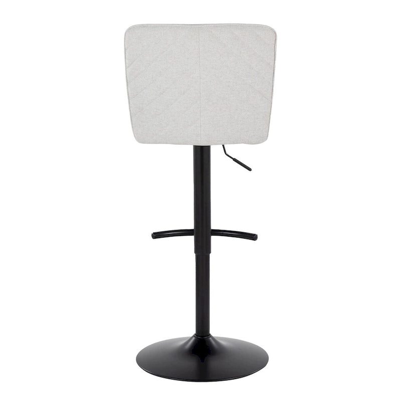Porch & Den Holden Adjustable Bar Stool with Rounded T Footrest (Set of 2)
