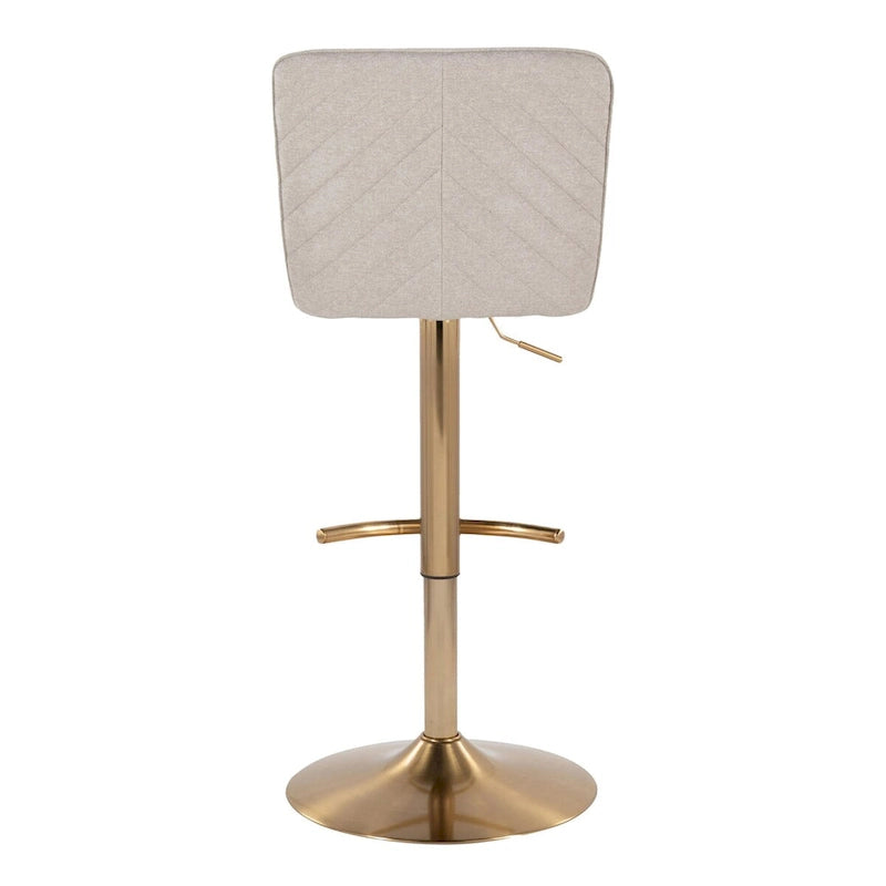 Porch & Den Holden Adjustable Bar Stool with Rounded T Footrest (Set of 2)