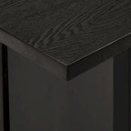 Oyala Black Finish 2-door Kitchen Island with Power and USB outlets by