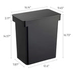 Rolling Airtight Pet Food Container (25 lbs.), Polypropylene, Extra Large, 6.6 gallons, 25 liters